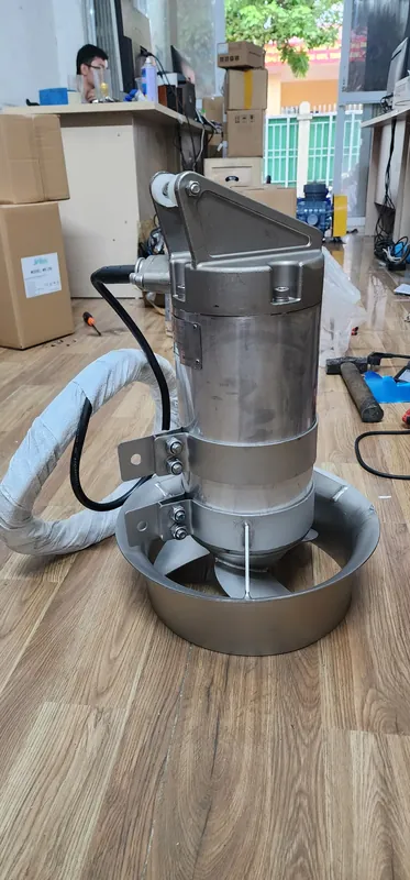 Máy khuấy chìm Aquaris cho bể điều hòa nhà xưởng: đặt ở đâu cho bùn không lắng 2 Máy khuấy chìm Aquaris cho bể điều hòa nhà xưởng