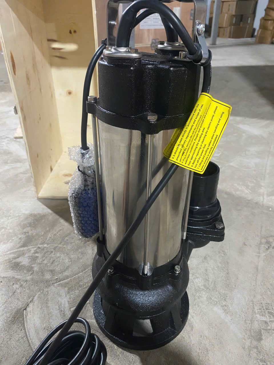 Bơm chìm nước thải Perotac SS-450 450W Nhập khẩu Đài Loan 8 Bơm chìm nước thải Perotac - Đài Loan