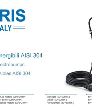 Bơm chìm nước thải Aquaris FS 300/80M 2.2kW Nhập khẩu Ý 5 Bơm chìm Aquaris FS với thân inox và họng xả bên thân trong catalog