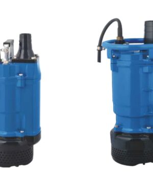 Bơm hố móng Perotac KTZ21.5 1.5kW Nhập khẩu Đài Loan 4 Bơm chìm hố móng Perotac KTZ màu xanh với họng xả phía trên trong catalog