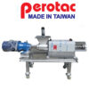 Máy ép phân Perotac BXG-200 5.5kW 1 Máy ép phân Perotac BXG với động cơ và cụm trục vít trên khung đỡ